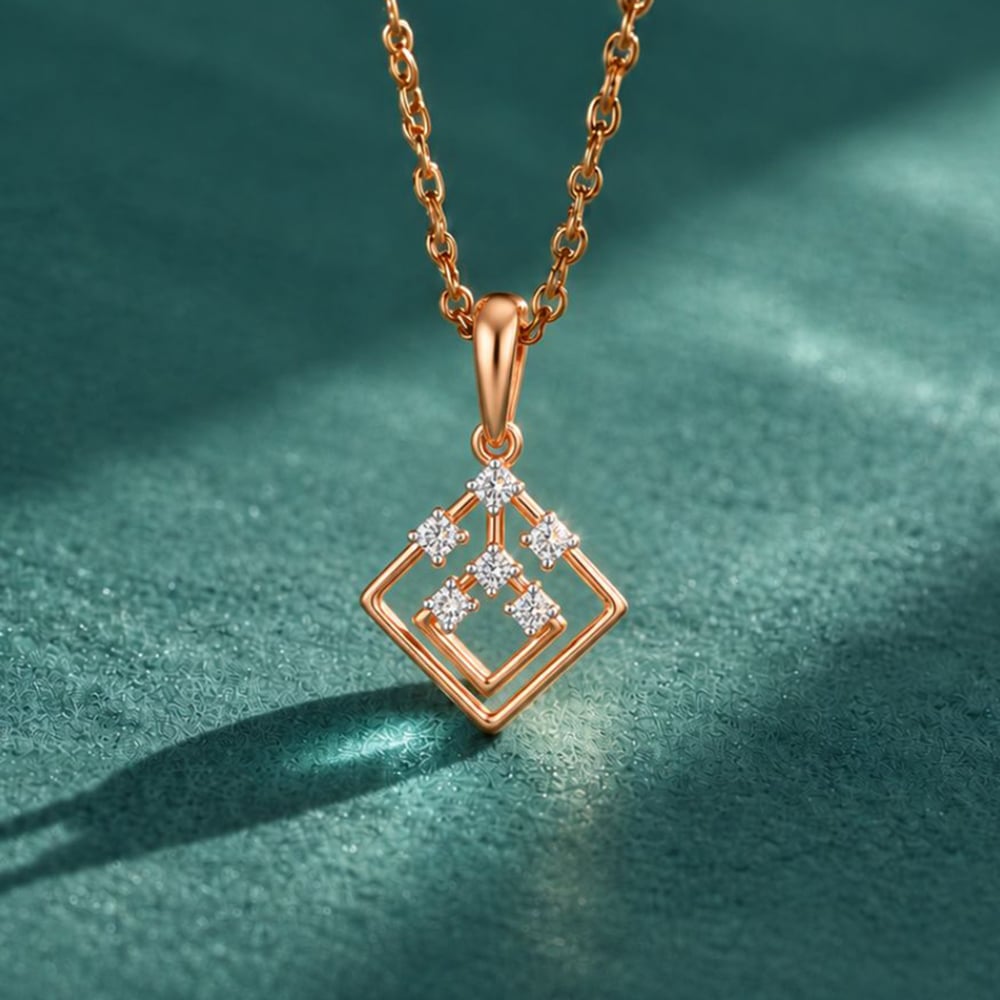 Rhombus Gleam Diamond Pendant,,hi-res image number null