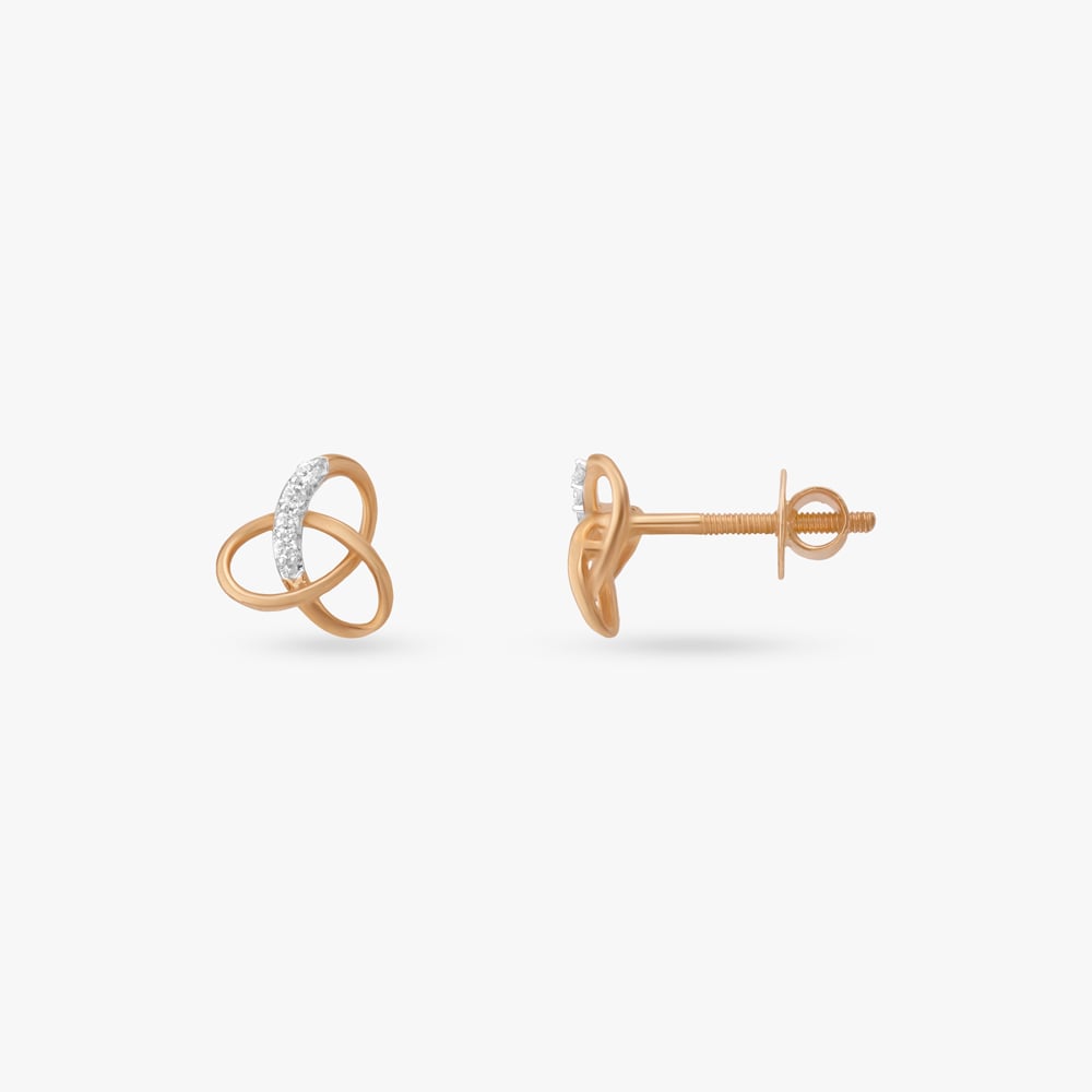Interloop Spark Diamond Stud Earrings,,hi-res image number null