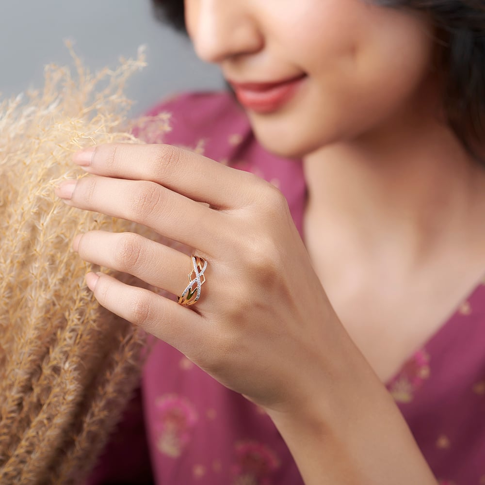 Contemporary Eternity Diamond Ring,,hi-res image number null