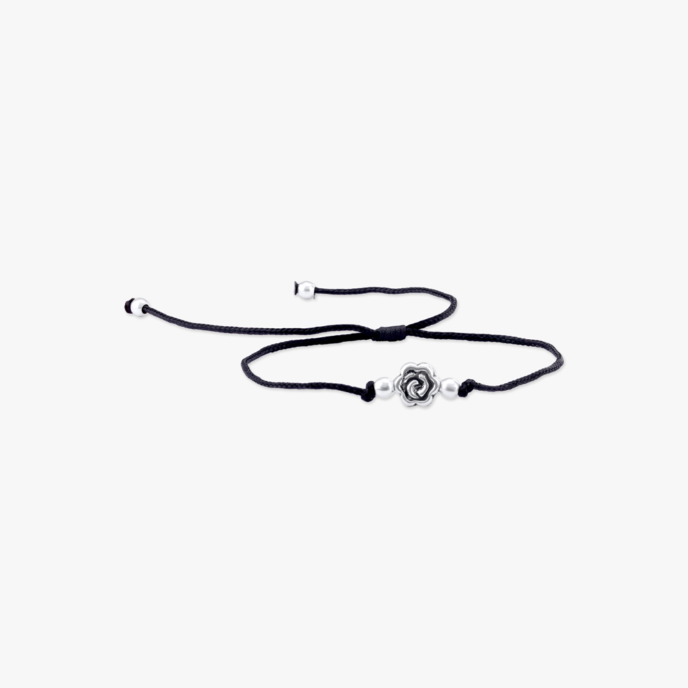 Wild Flower Silver Anklet,,hi-res image number null