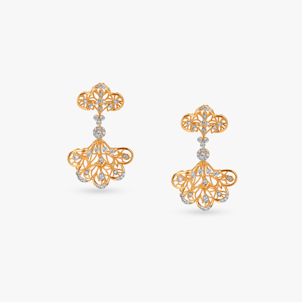 Scalloped Finesse Diamond Necklace Set,,hi-res image number null