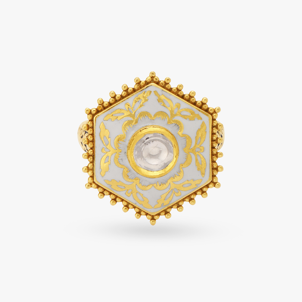 Enchanting Geometric Ring,,hi-res image number null