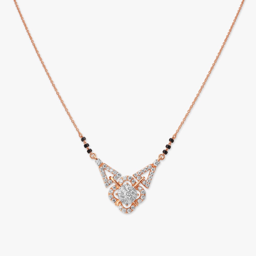 

Statement Sparkle Diamond Mangalsutra