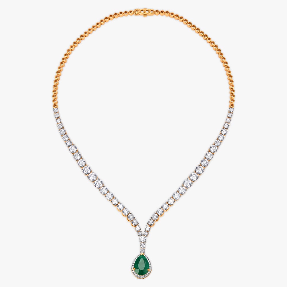 Flamboyant Flair Celeste Solitaire Necklace,,hi-res image number null