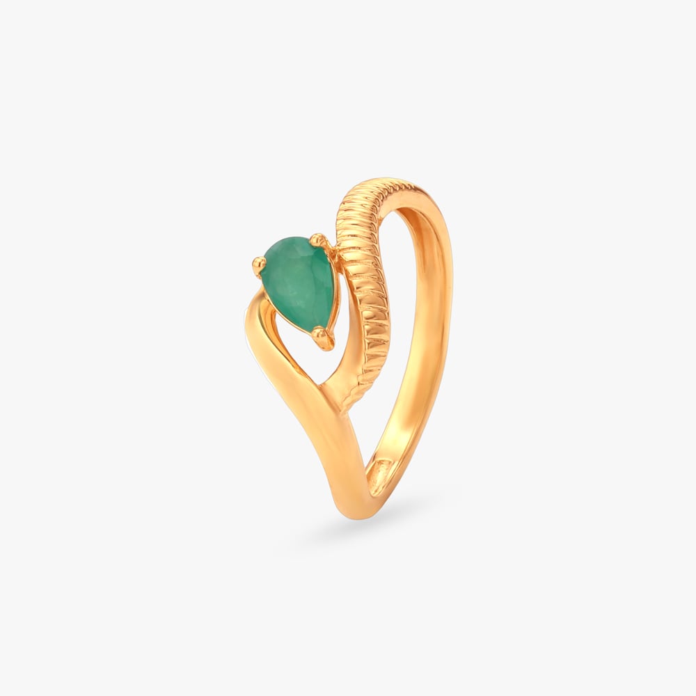 Wave Wrap Gold Ring,,hi-res image number null