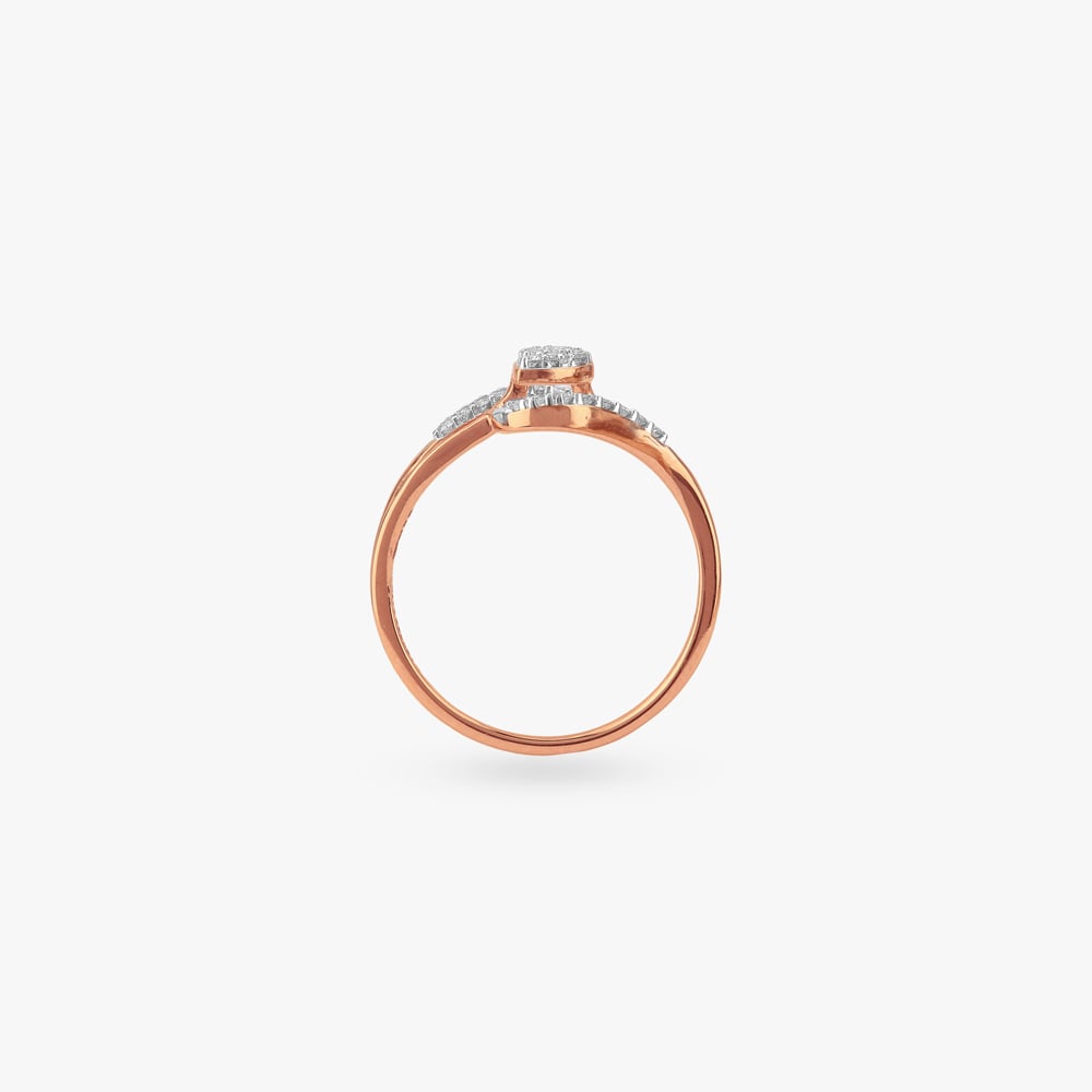 Curved Cluster Diamond Ring,,hi-res image number null