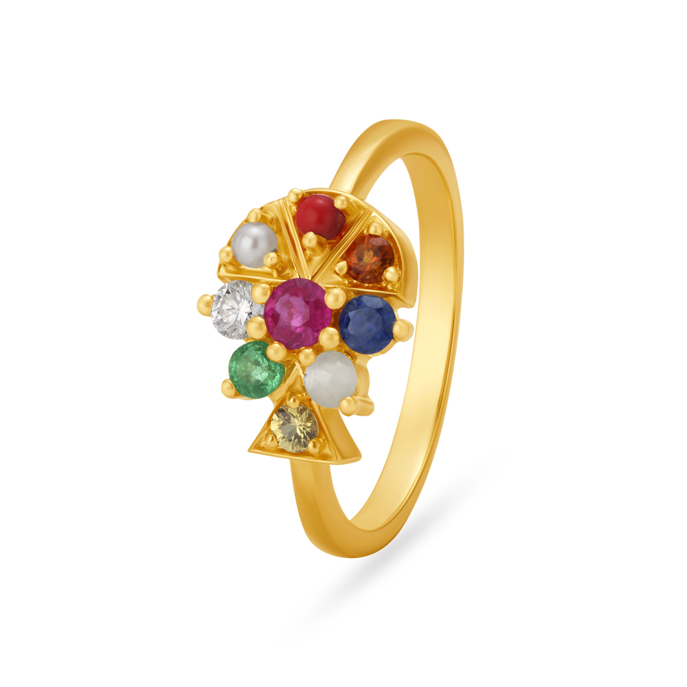 Dainty Navaratnam Finger Ring
