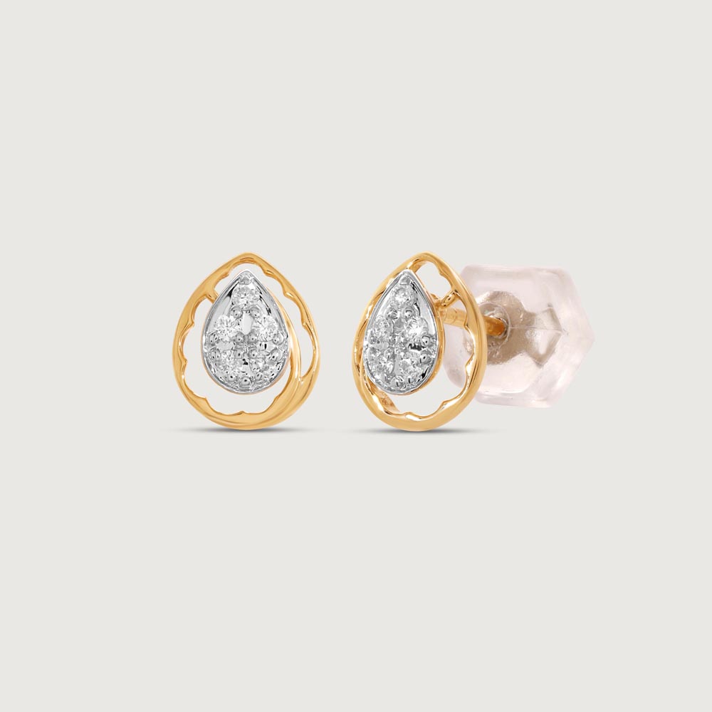 Drip Pop Diamond Stud Earrings,,hi-res image number null