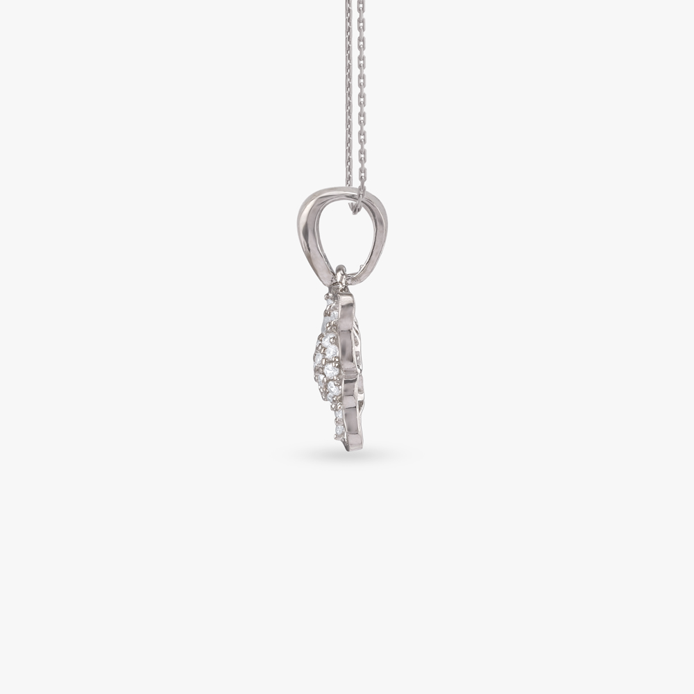 Gleam Grid Silver Pendant,,hi-res image number null