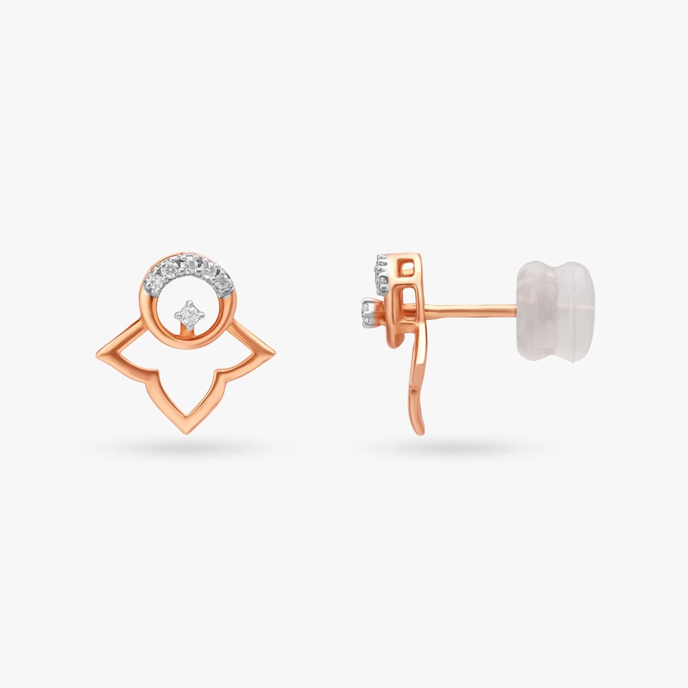 Floral Affair Diamond Stud Earrings,,hi-res image number null