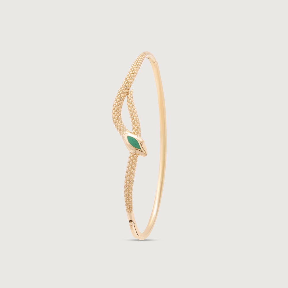 Serpentine Grace Gold Bangle,,hi-res image number null