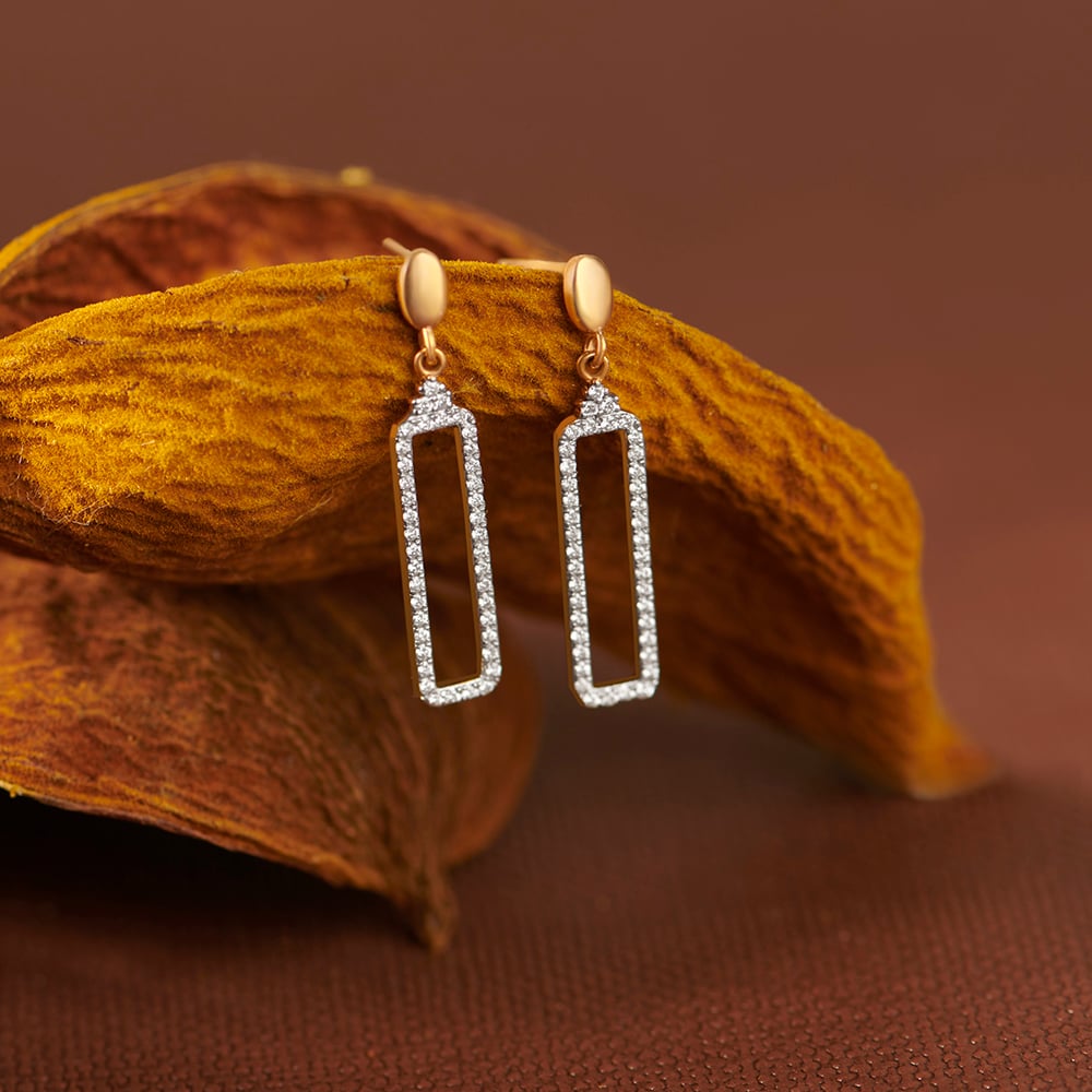 Surreal Diamond Drop Earrings,,hi-res image number null