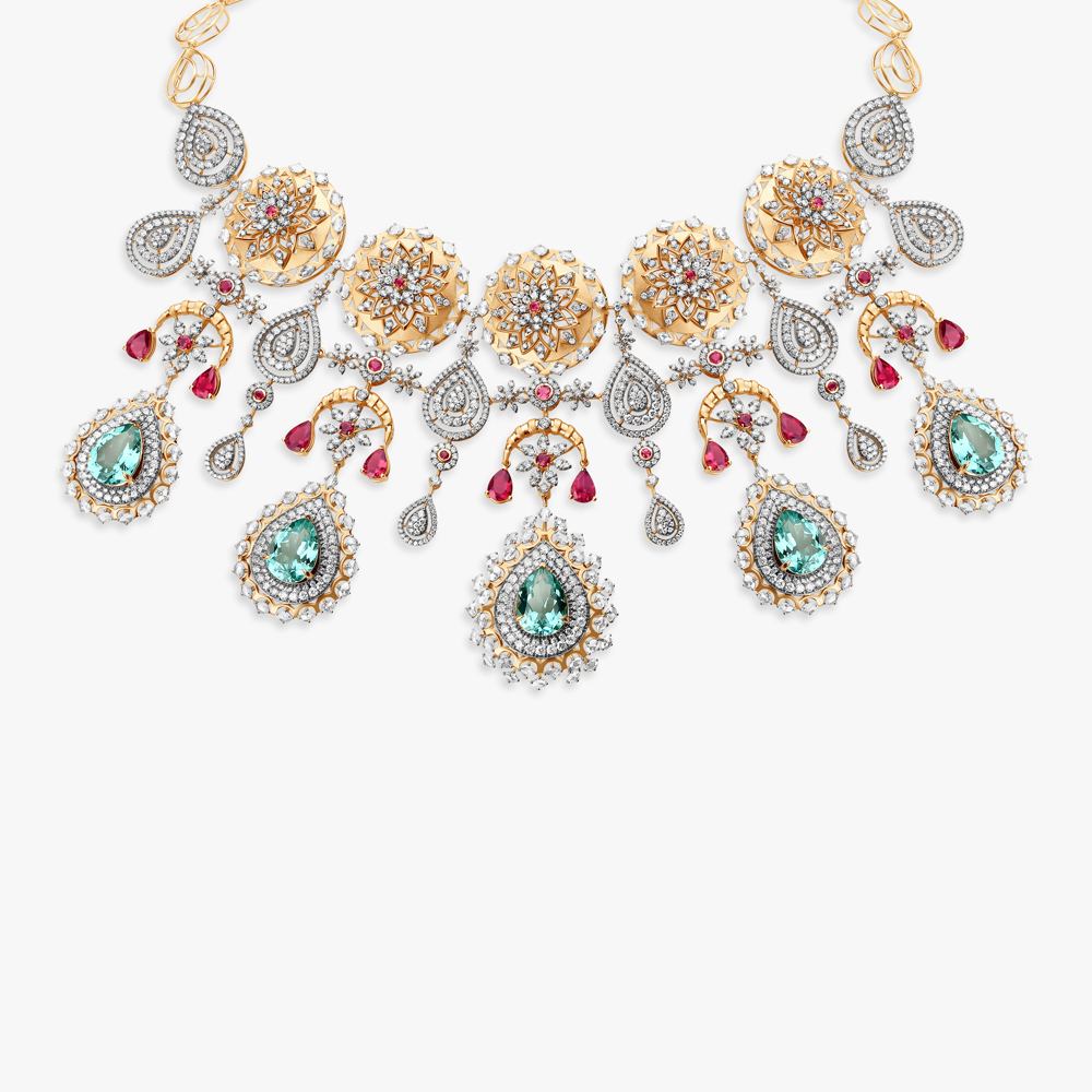 Gleaming Radiant Diamond Necklace