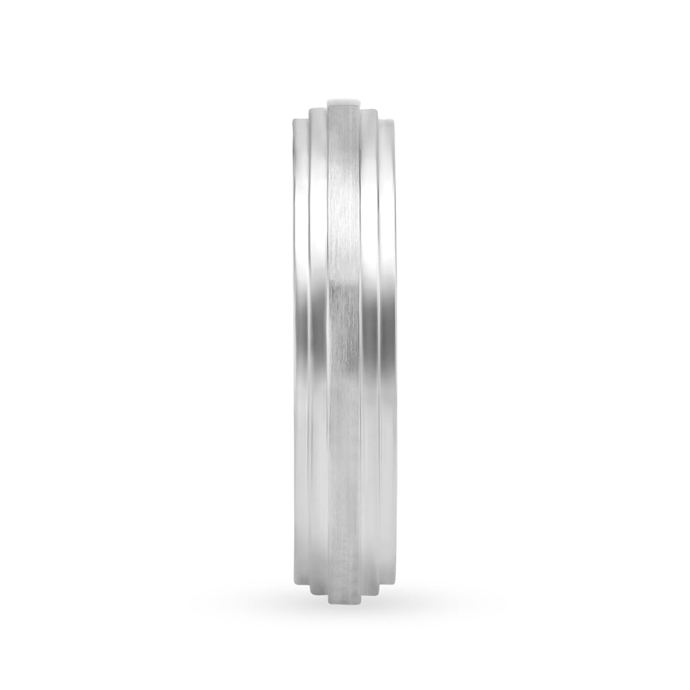 Artistic Tiered Platinum Ring for Men,,hi-res image number null