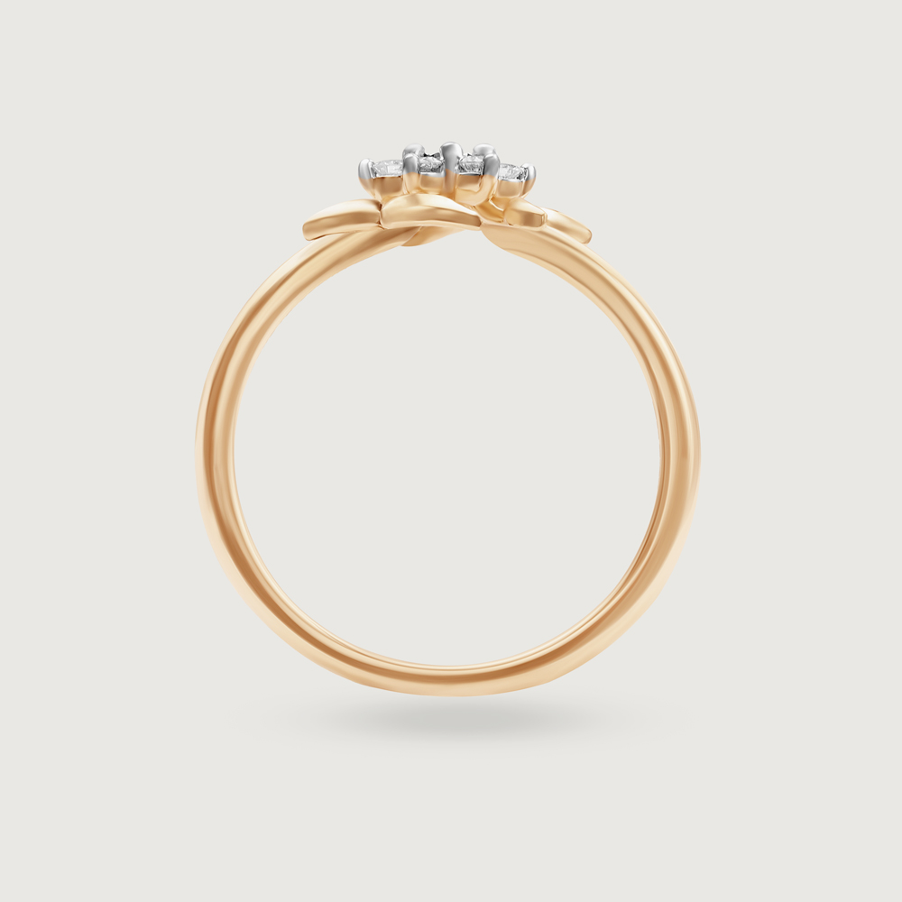 Supernova Shine 14KT Diamond Finger Ring,,hi-res image number null