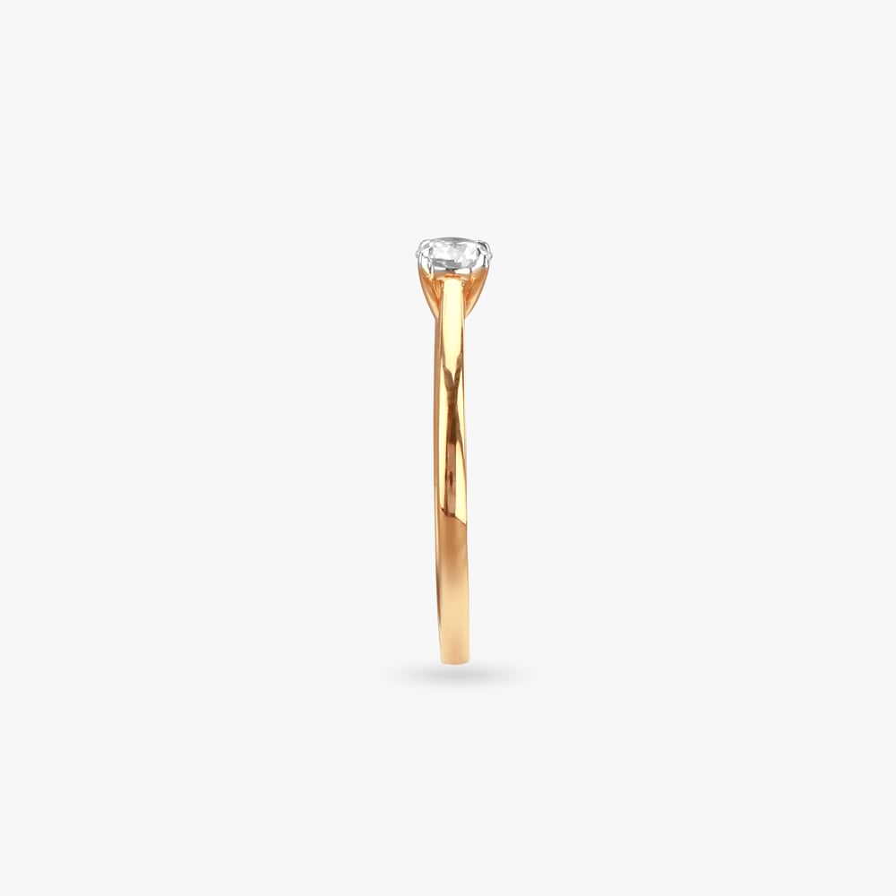 Forever Gleam Diamond Solitaire Finger Ring,,hi-res image number null