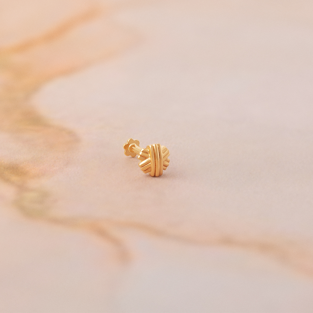 Classic Woven Gold Nose Pin,,hi-res image number null