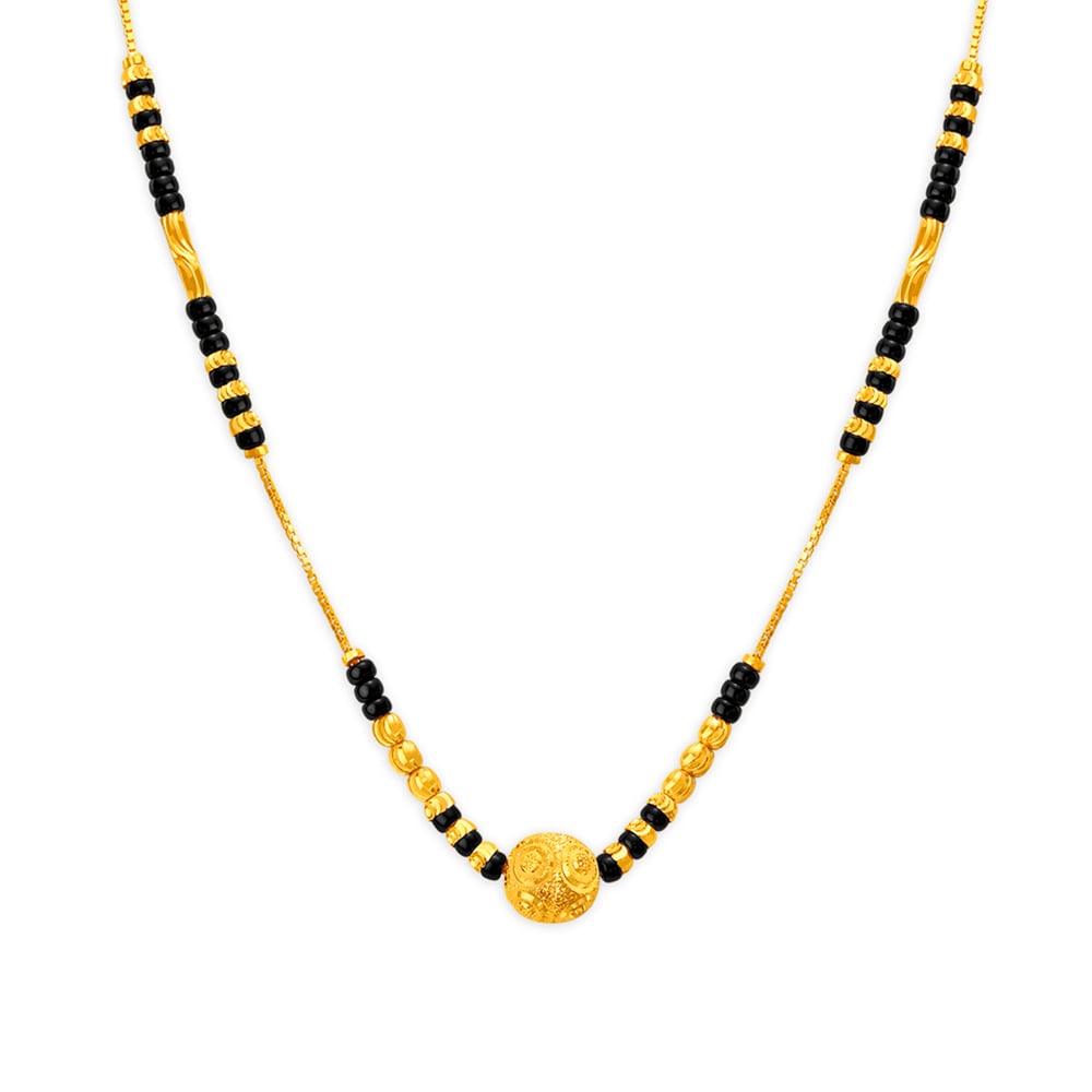 Carved Ball Mangalsutra