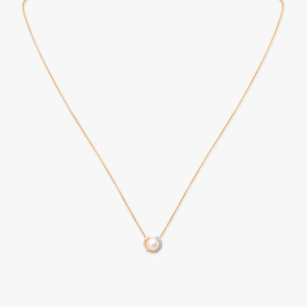 Classy Diamond Pendant with Chain,,hi-res image number null