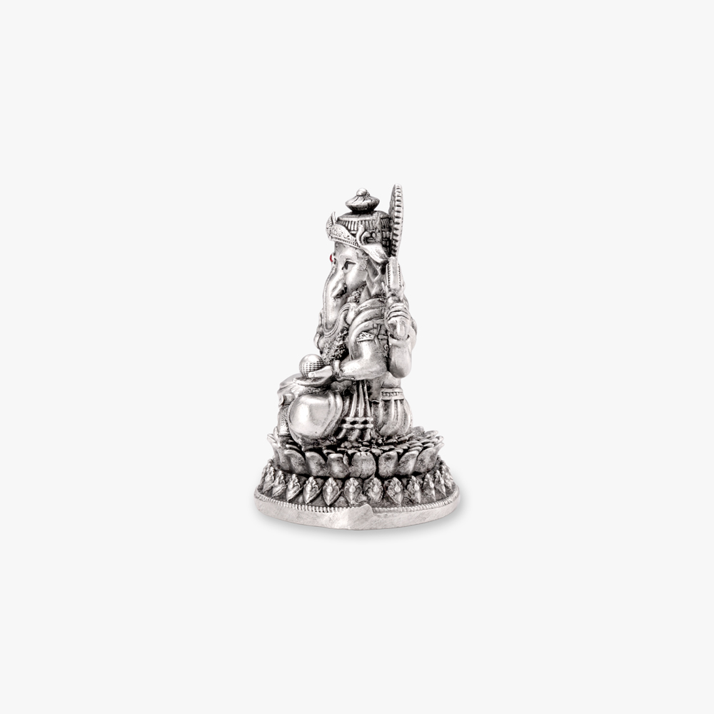 Shri Ganesh Silver Idol,,hi-res image number null