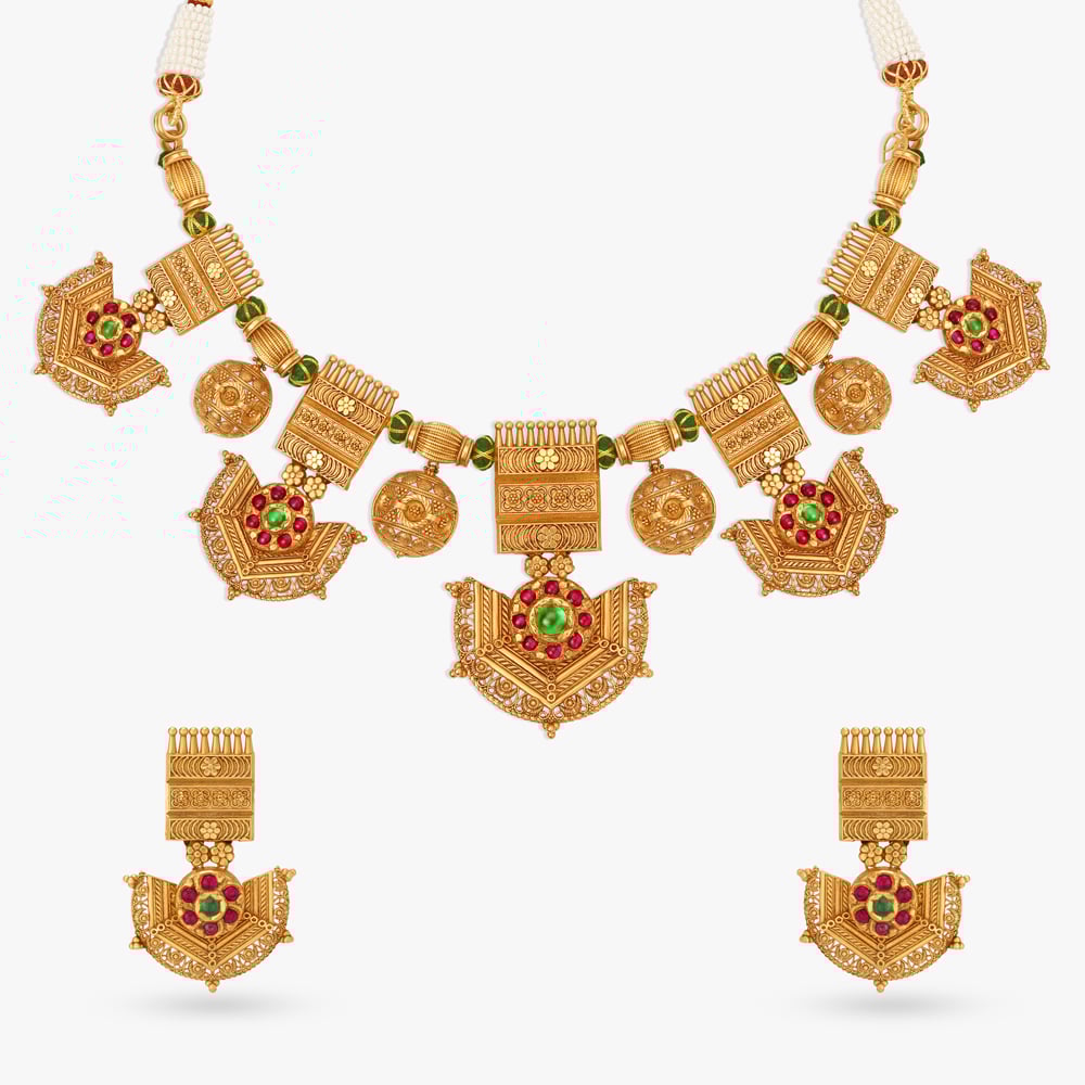Fanning Desires Necklace Set with Dori Powai,,hi-res image number null