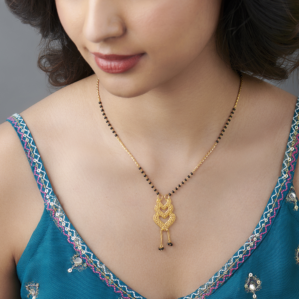 Brilliant Contemporary Mangalsutra,,hi-res image number null