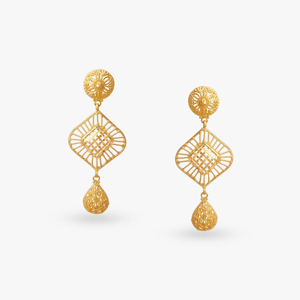 Lattice Glory Gold Necklace Set,,hi-res image number null