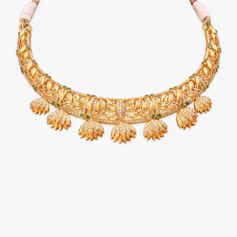 Luminous Kanti Gold Necklace Set,,hi-res image number null