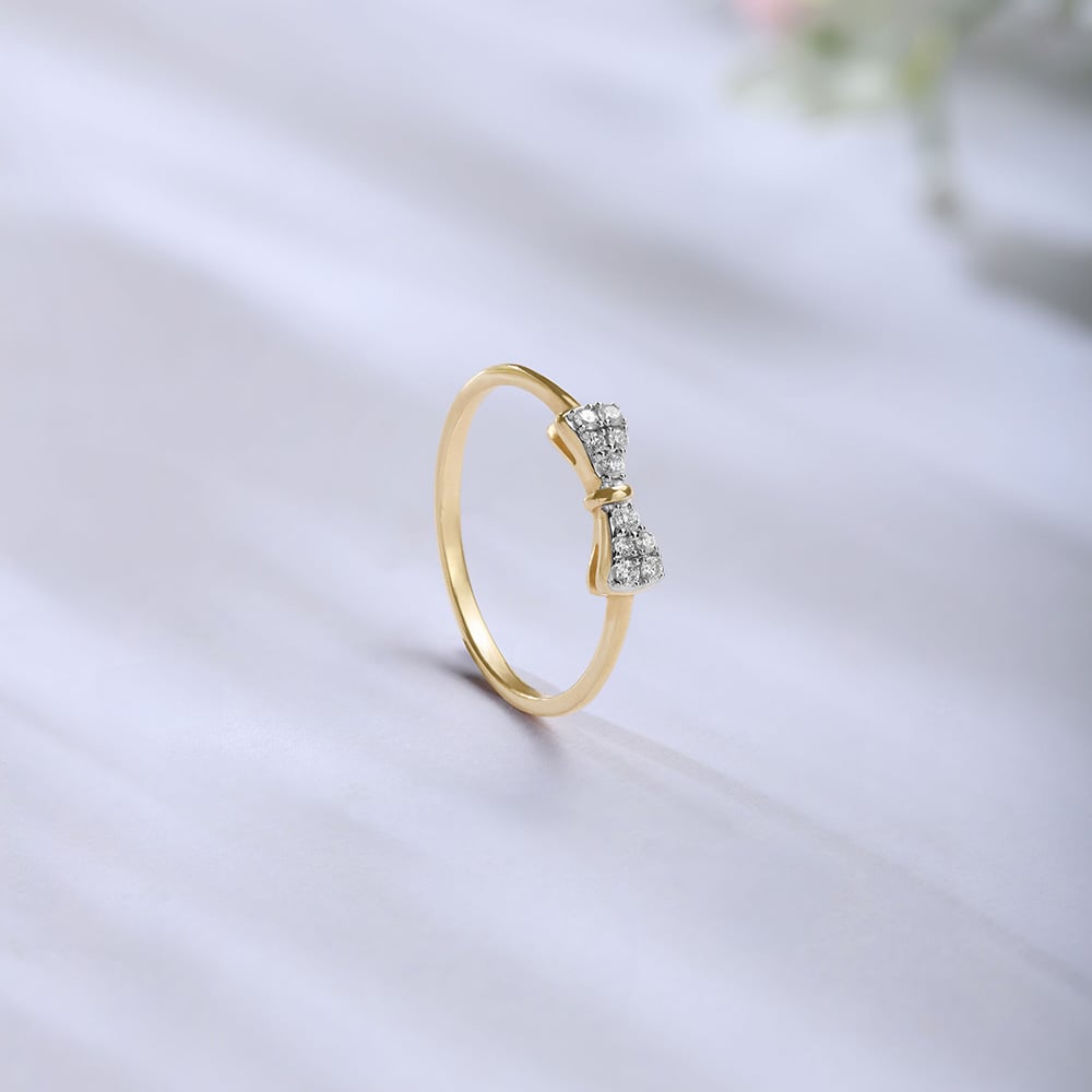 Cutie Bow Spark Diamond Ring,,hi-res image number null