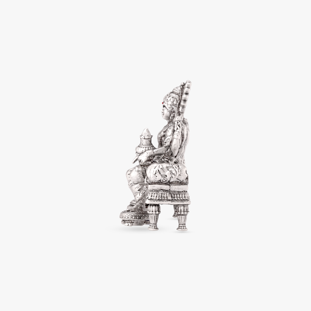 Mahalakshmi  Aura Silver Idol,,hi-res image number null