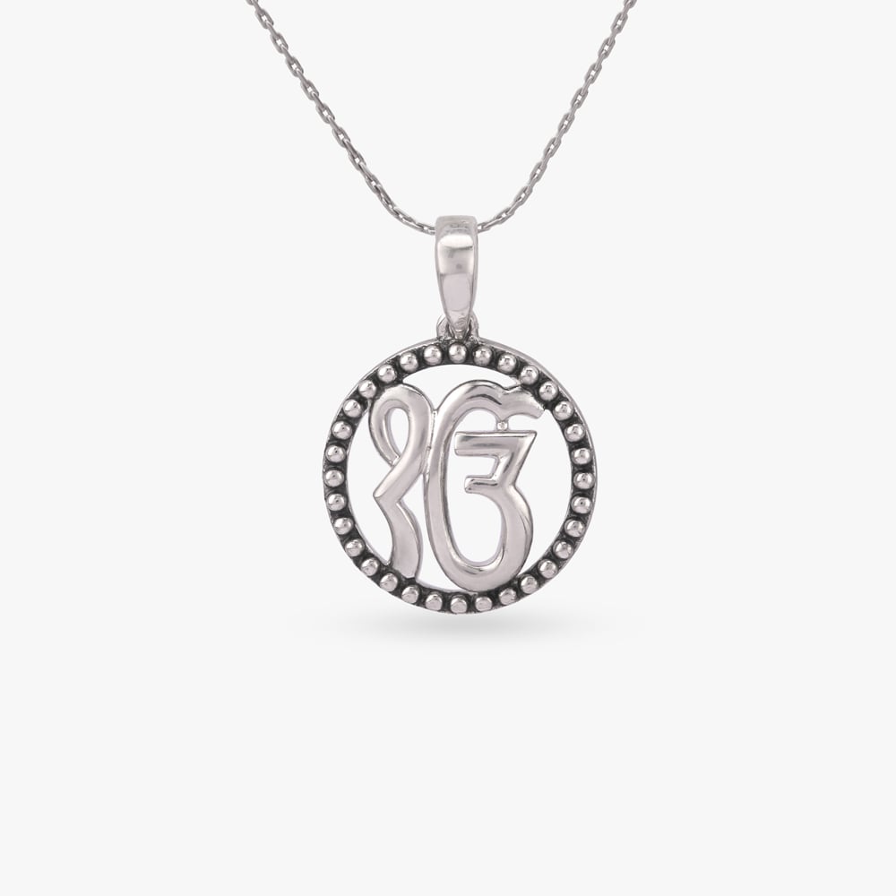 

Spiritual Grace Silver Pendant