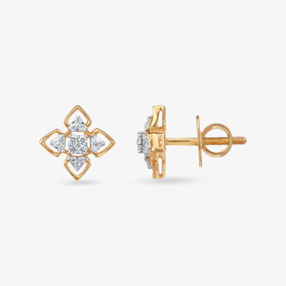 

Symmetry Glow Diamond Stud Earrings