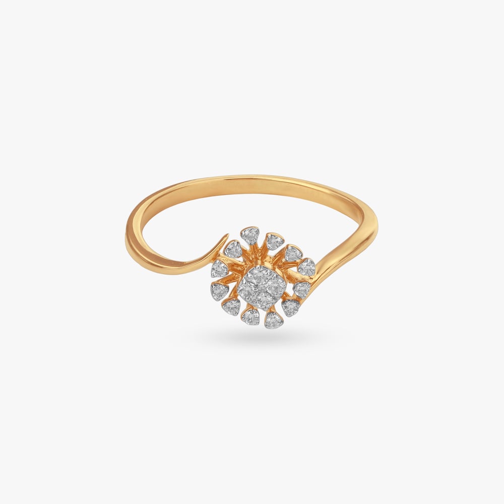 Sunburst Spark Diamond Ring,,hi-res image number null