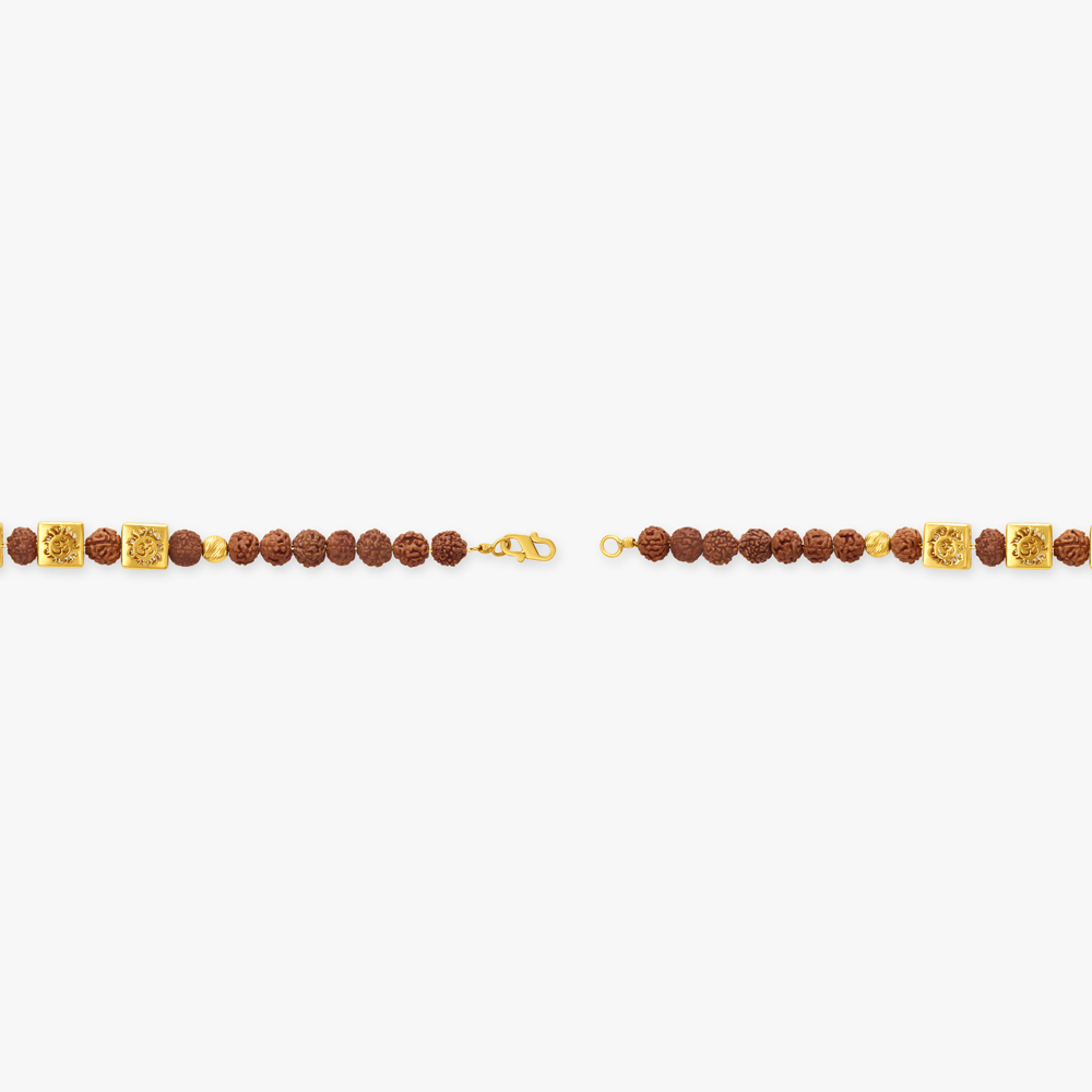 Elegant Om Rudraksha Bracelet,,hi-res image number null