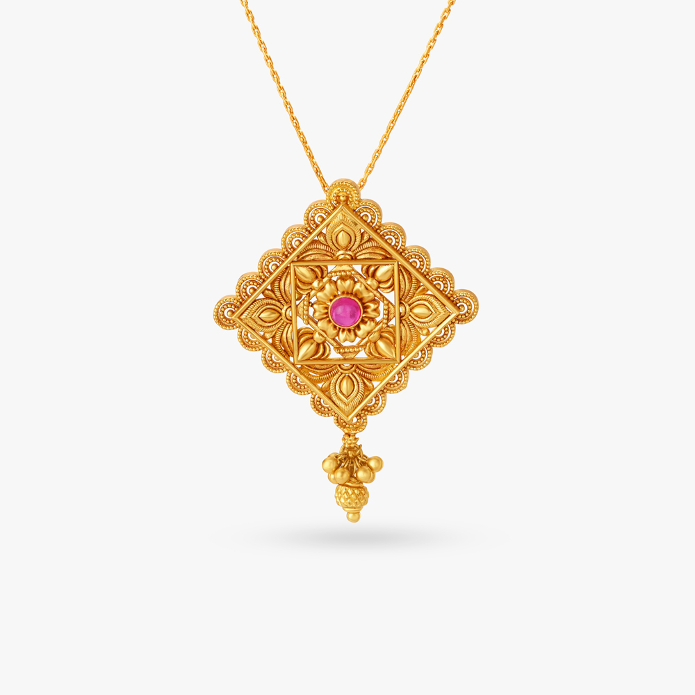 Ramappa Roof Sculpture Pendant,,hi-res image number null