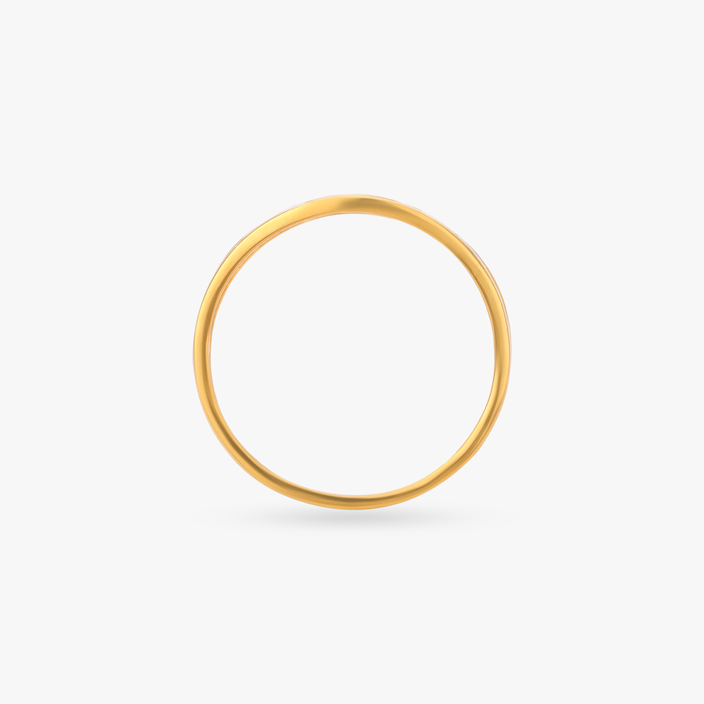 Lattice Flow Gold Ring,,hi-res image number null