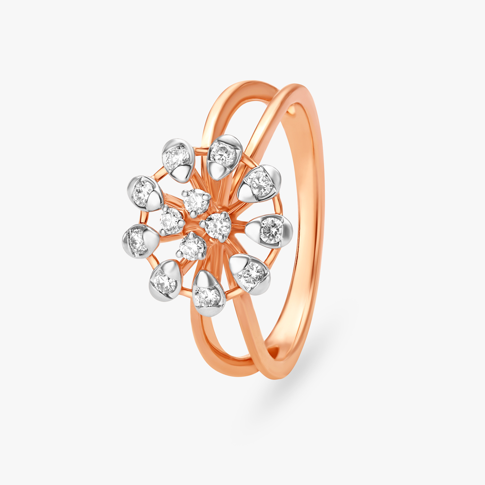 Luminous Flower Diamond Ring,,hi-res image number null