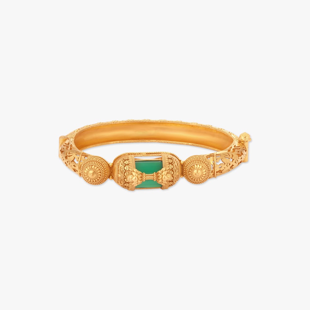 Hidden Palace Gold Bangle,,hi-res image number null