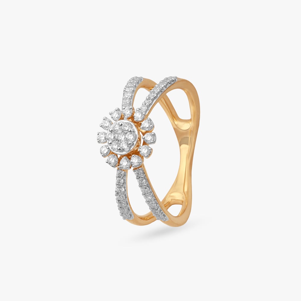 

Sunburst Glow Diamond Ring