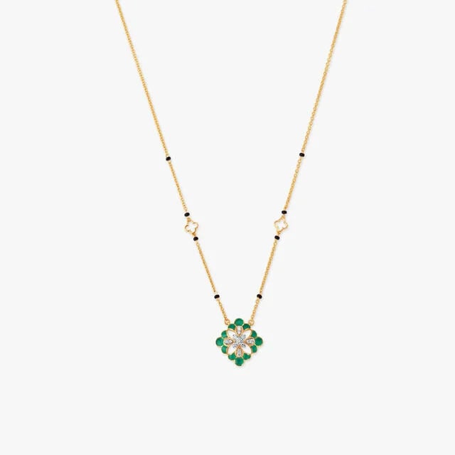 Petal Symphony Diamond Mangalsutra,,hi-res image number null
