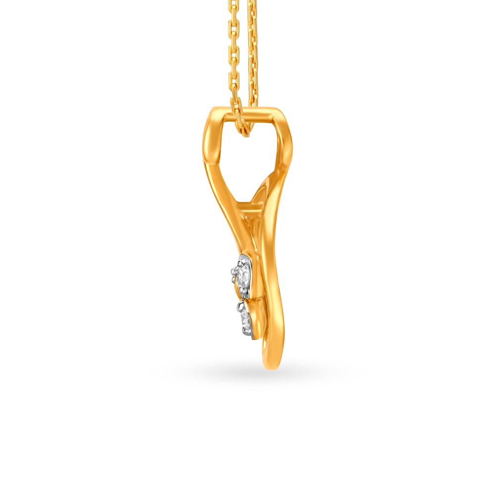 Teardrop Diamond Pendant,,hi-res image number null