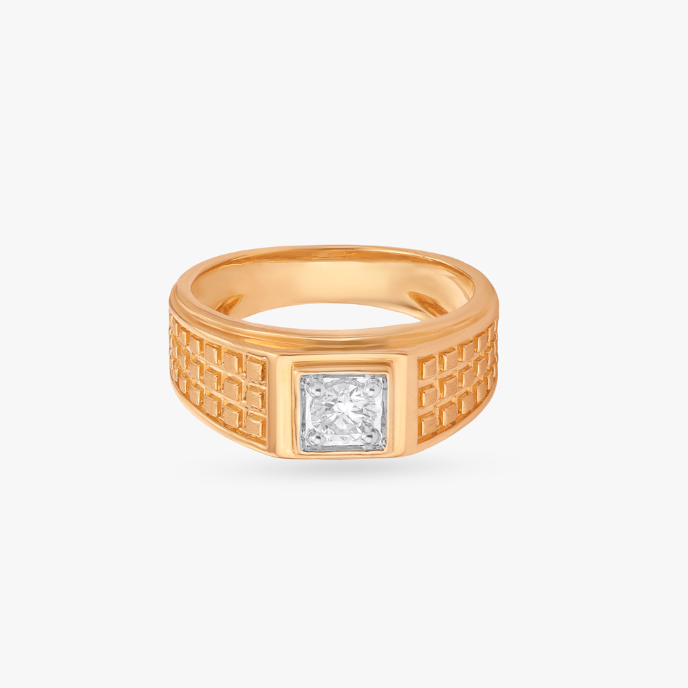 Infinite Sparkle Solitaire Ring for Men,,hi-res image number null