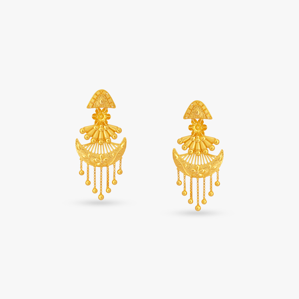 Plume Frame Gold Necklace Set,,hi-res image number null