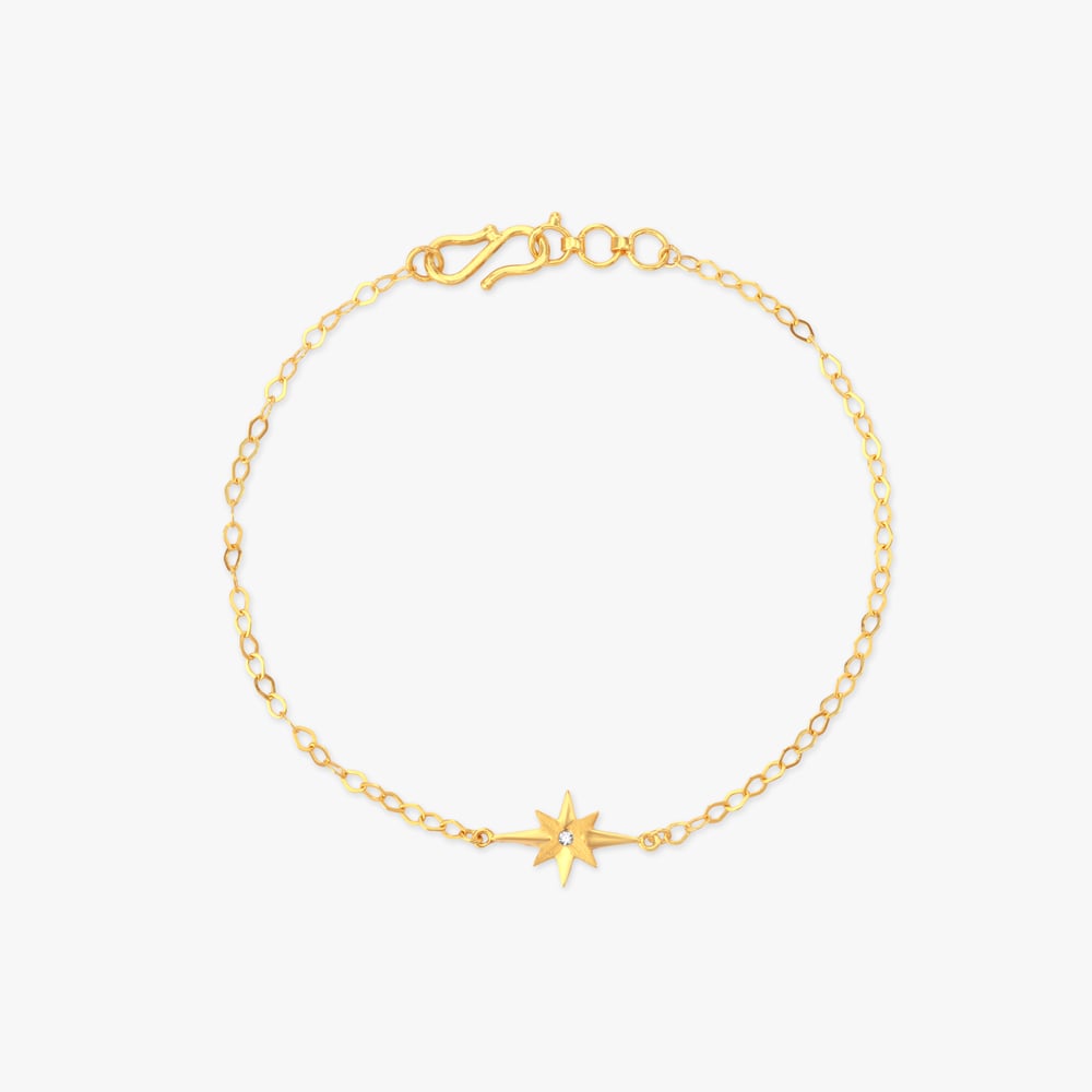 Guiding Star Gold Bracelet,,hi-res image number null