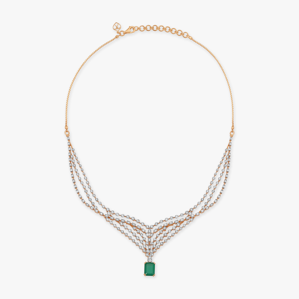 Gorgeous Glimmers Diamond Necklace Set,,hi-res image number null
