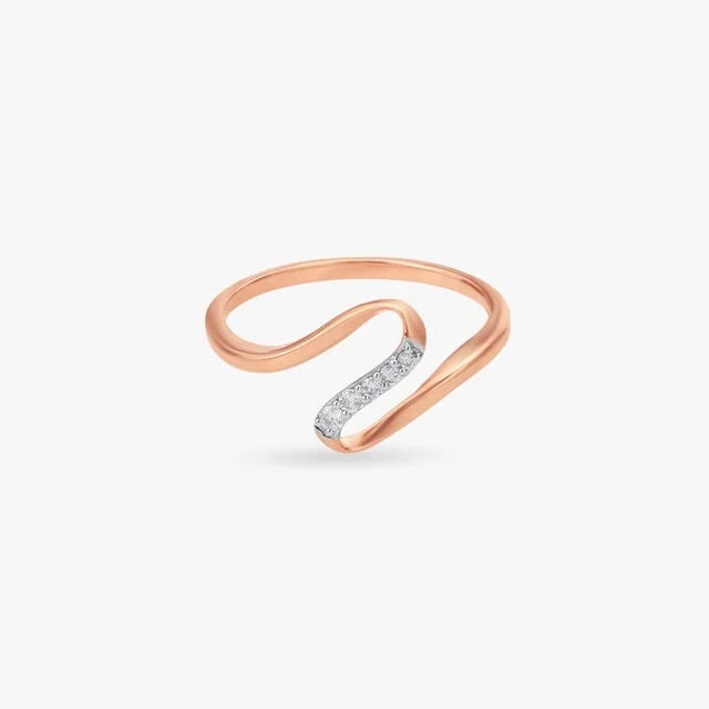Sculpted Flow Diamond Ring,,hi-res image number null