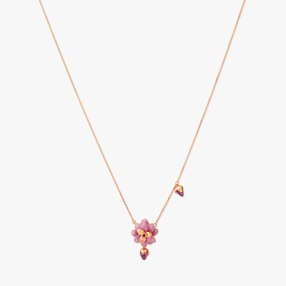 Blush Harmony Gold Pendant with Chain,,hi-res image number null