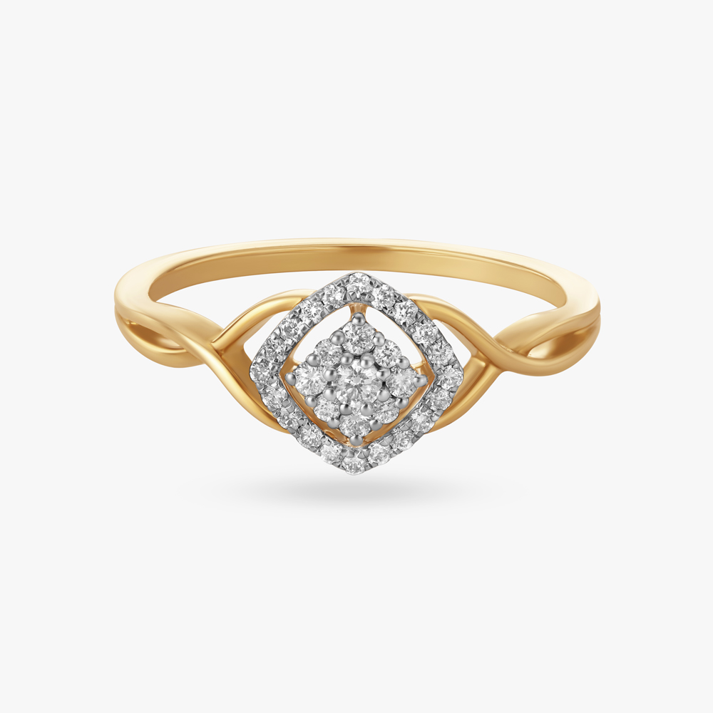 Infinity Loop Diamond Finger Ring,,hi-res image number null