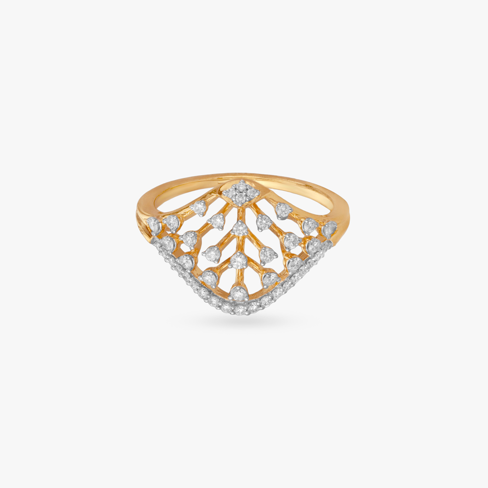 Artistic Grove Diamond Finger Ring,,hi-res image number null