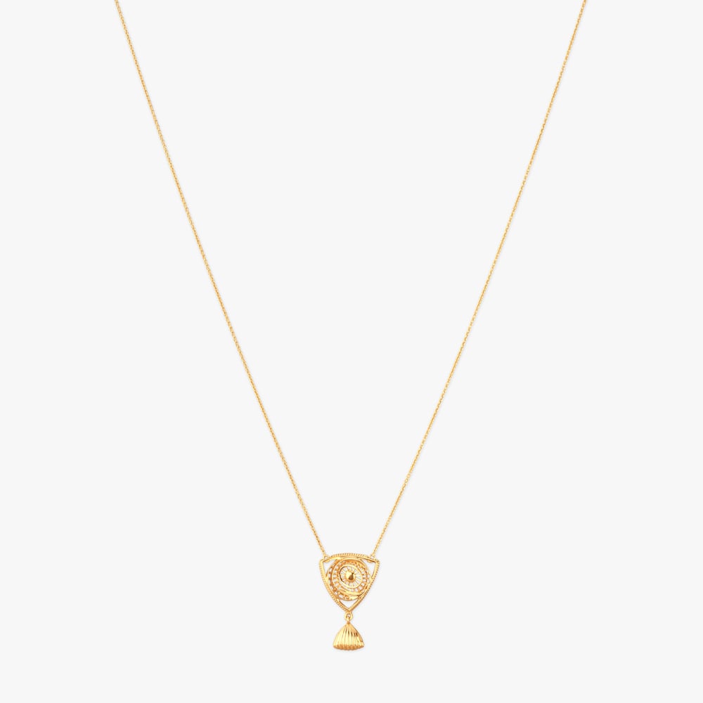 Shell Swirl Gold Necklace,,hi-res image number null